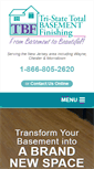 Mobile Screenshot of basementfinishingtristate.com
